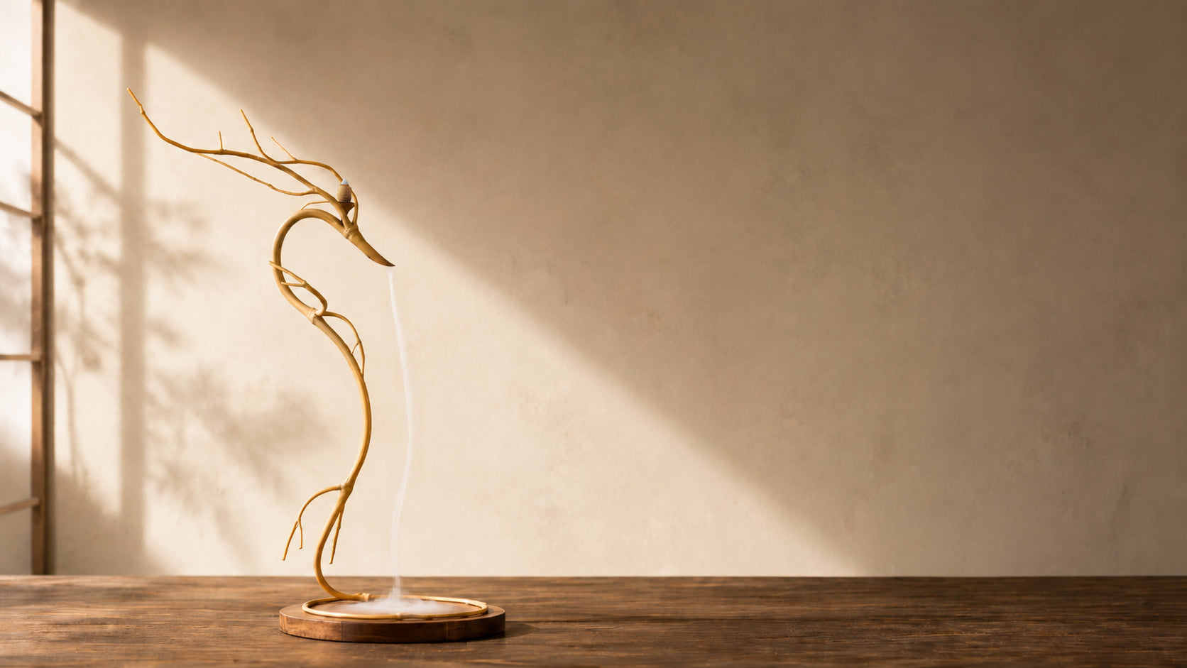 Reverse-Flow Incense Holder