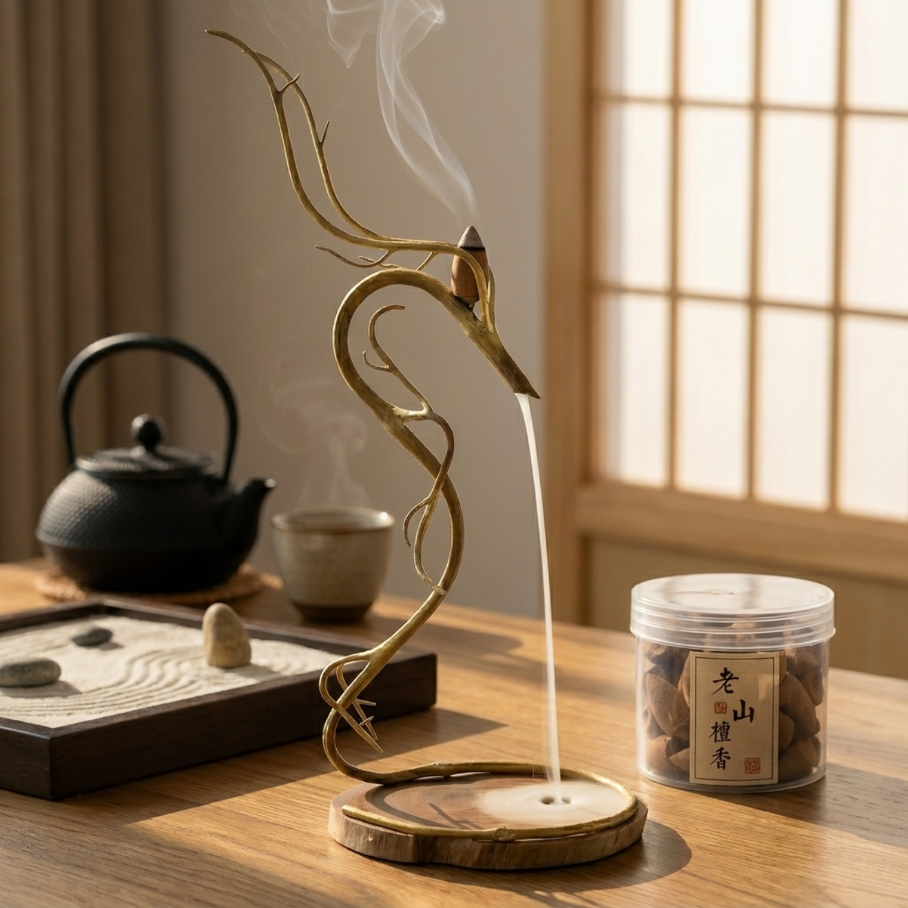 Zen Dragon Backflow Incense Ornament