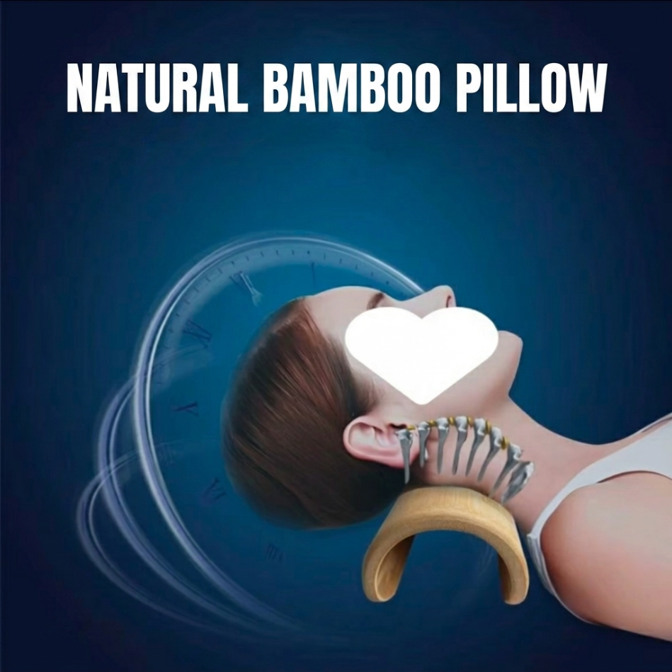 Handcrafted Bamboo Cervical Pillow