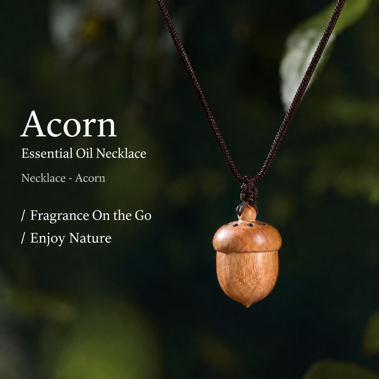 Acorn-Scented Necklace