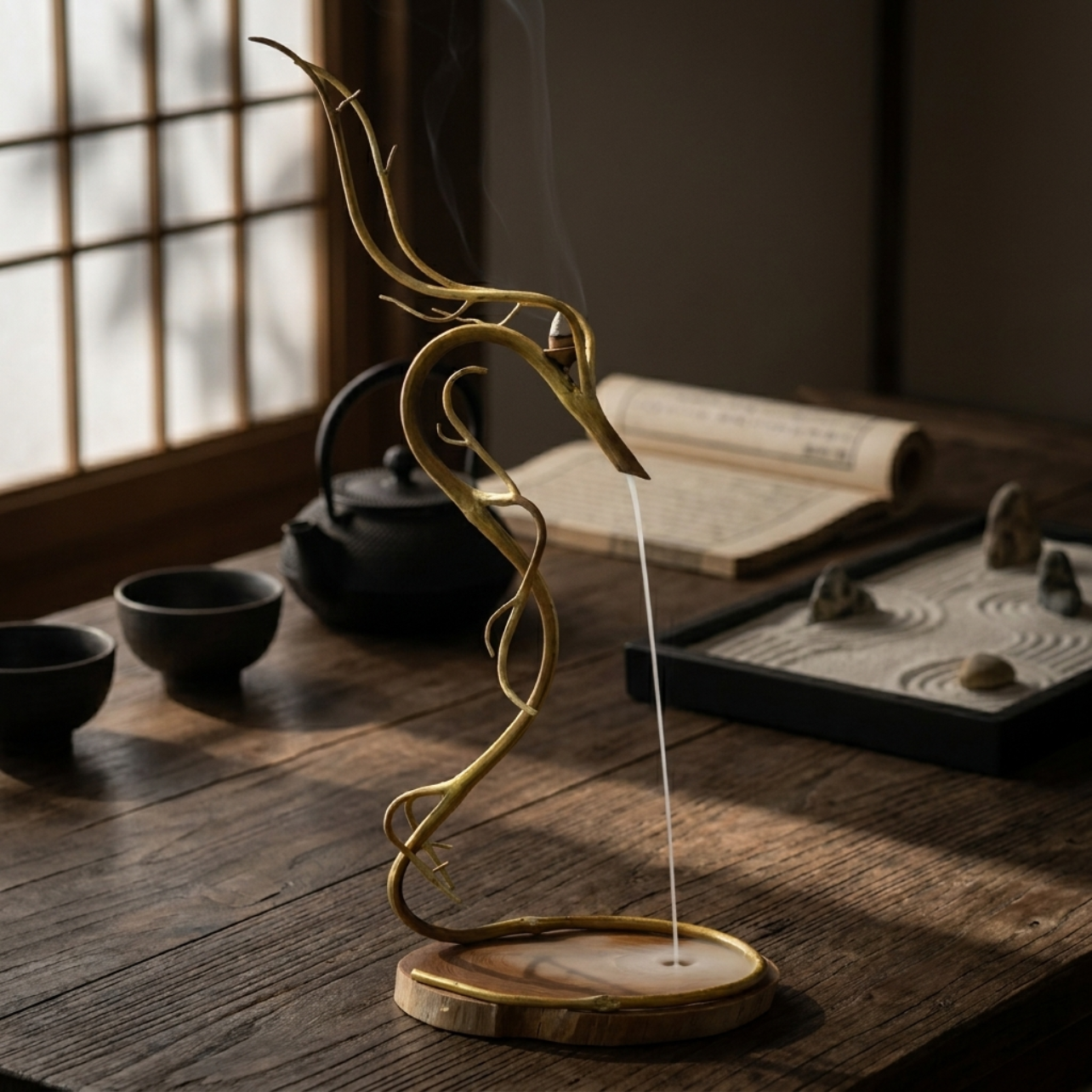Zen Dragon Backflow Incense Ornament