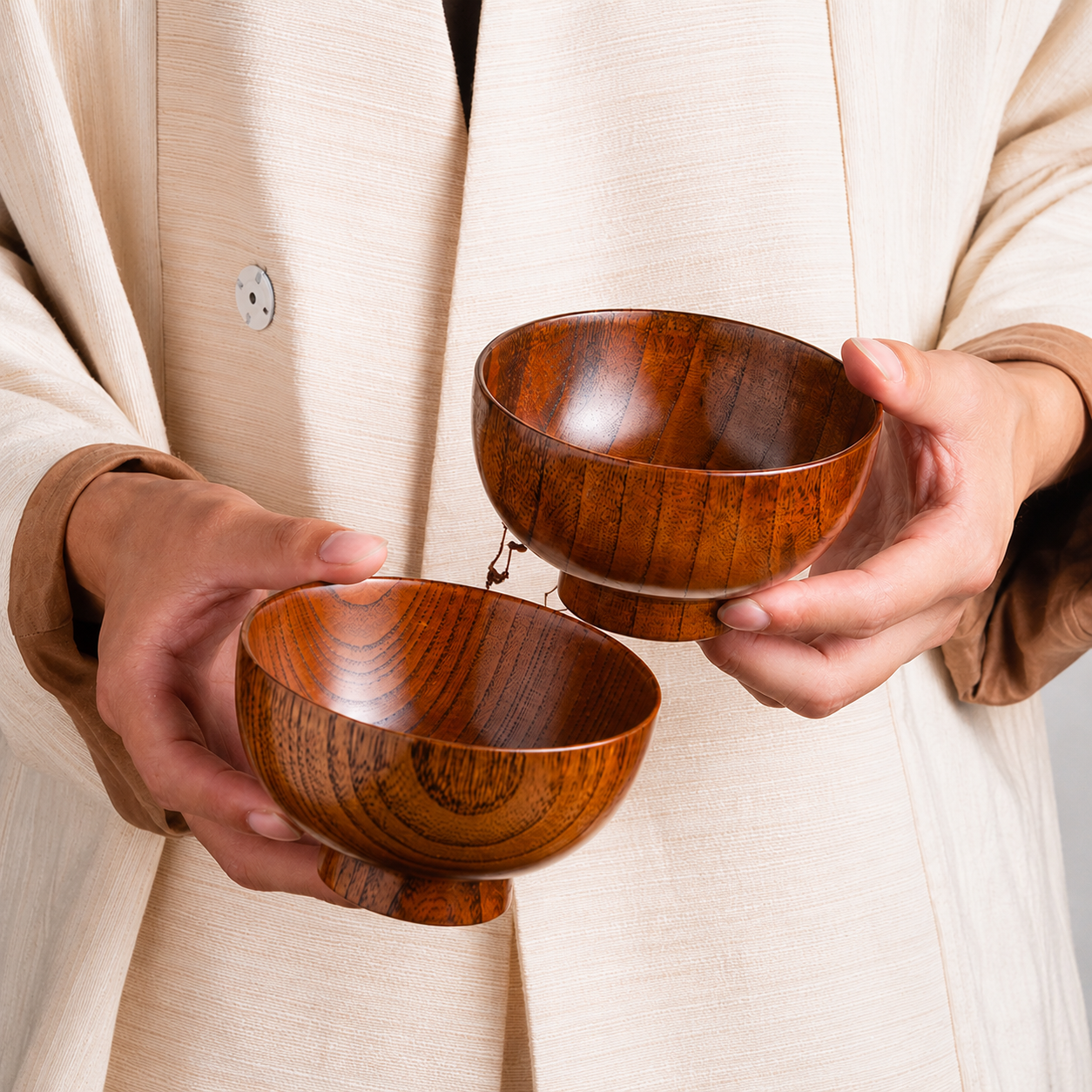 Handcrafted Solid Wood Bowls