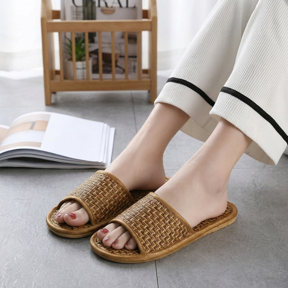 Hand-Knitted Slippers