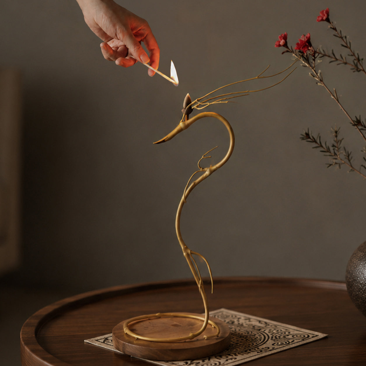 Zen Dragon Backflow Incense Ornament