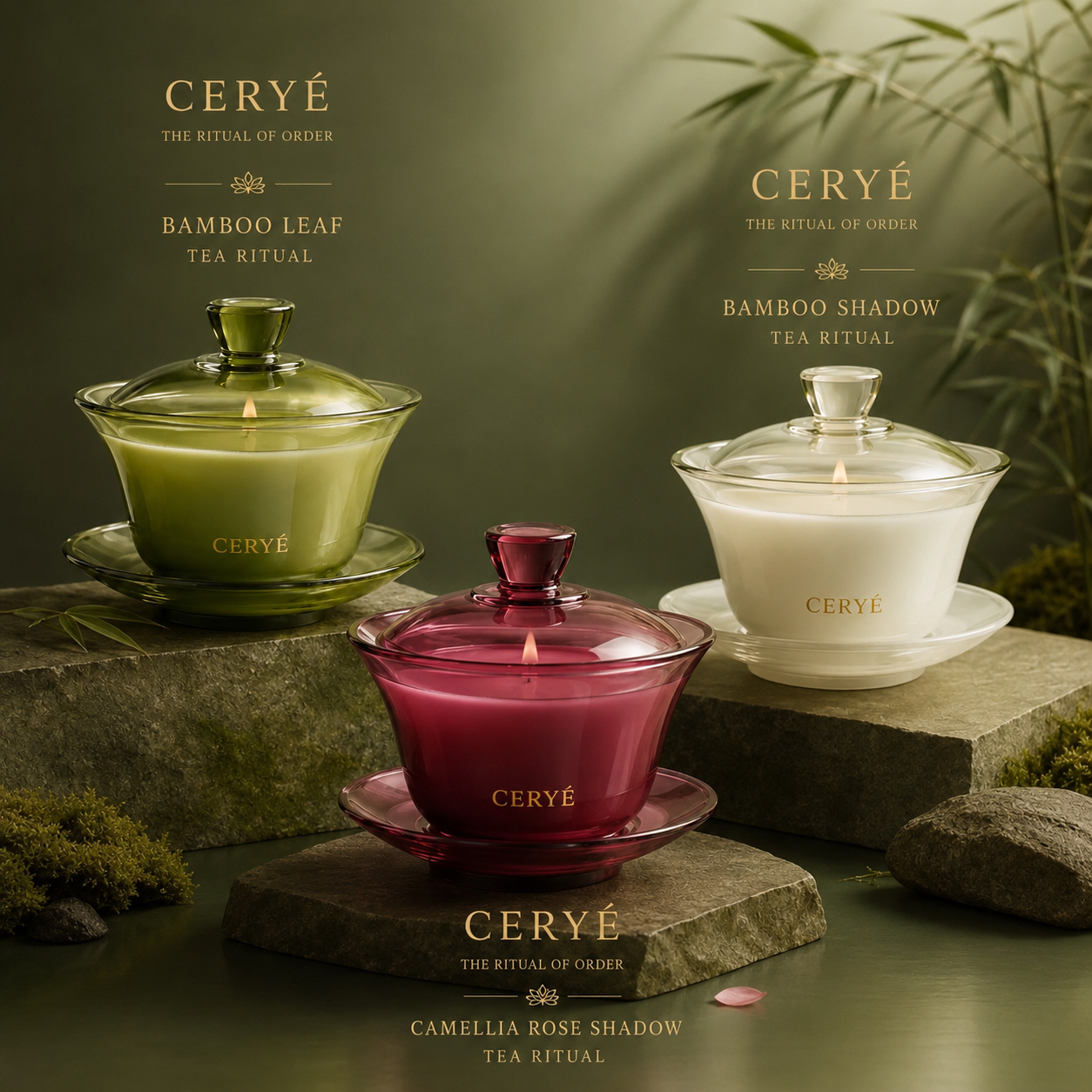 CERYÉ Luxury Tea Ritual Scented Candle